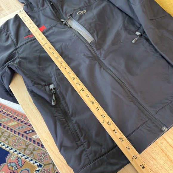 Outdoor Research Transfer Hooded Jacket Men M Full Zip Fleece Lined Company Logo - Picture 9 of 11